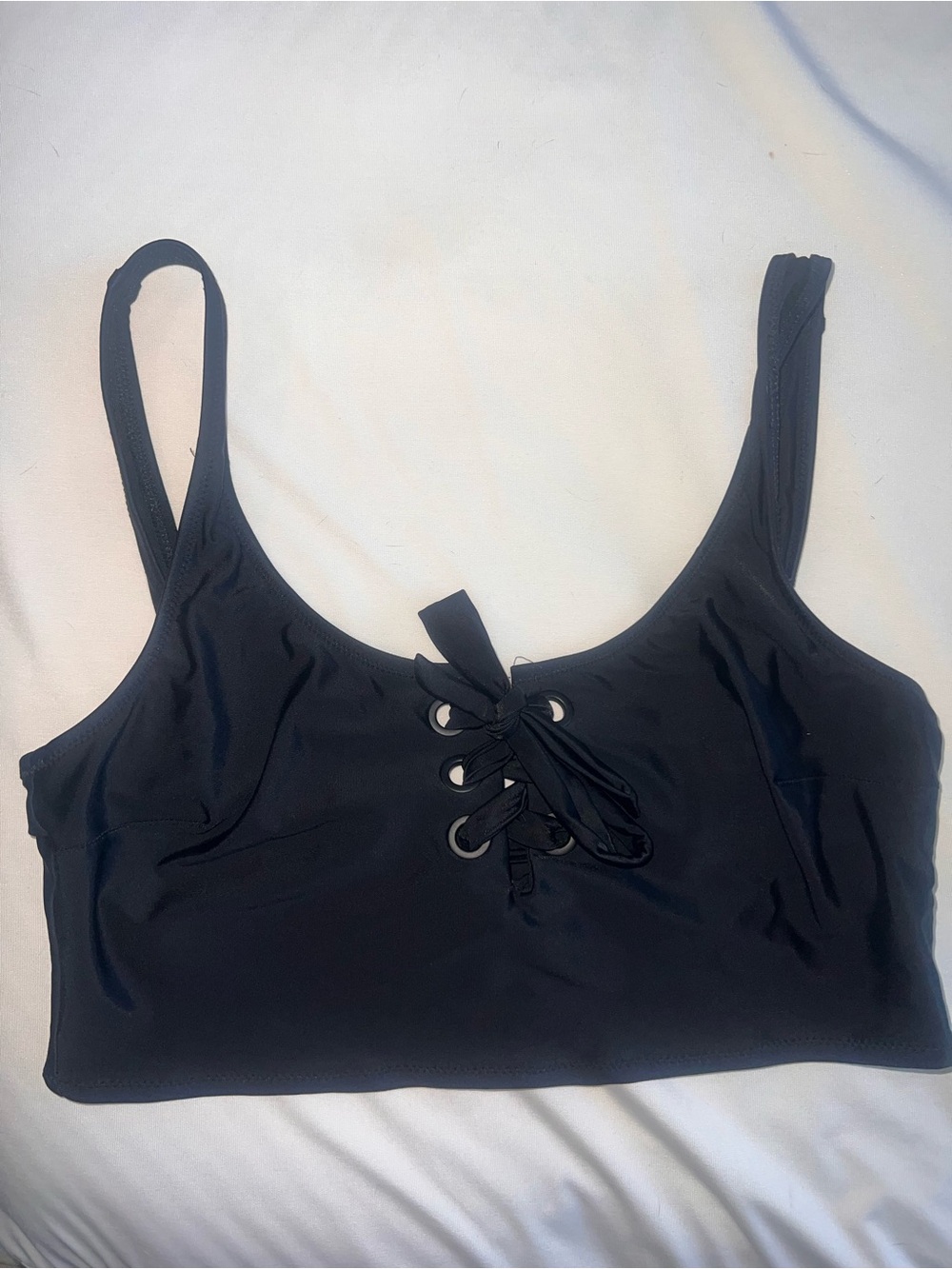 Aerie black swim top